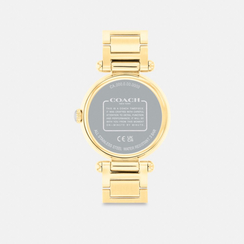 Coach Cary Watch 34 Mm Gold | 904-EQKGFW