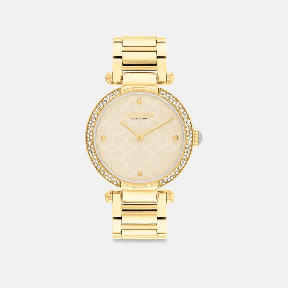 Coach Cary Watch 34 Mm Gold | 904-EQKGFW