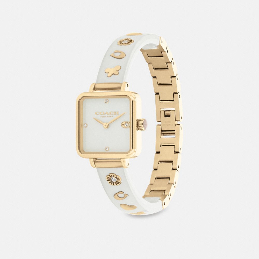 Coach Cass Watch 22 Mm Chalk | 957-VCARDF