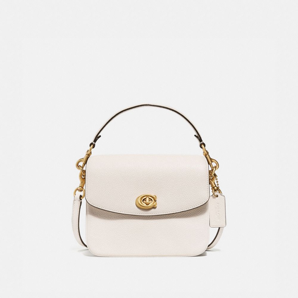 Coach Cassie Crossbody Bag 19 Leather/Brass/Chalk | 347-VRGOWD