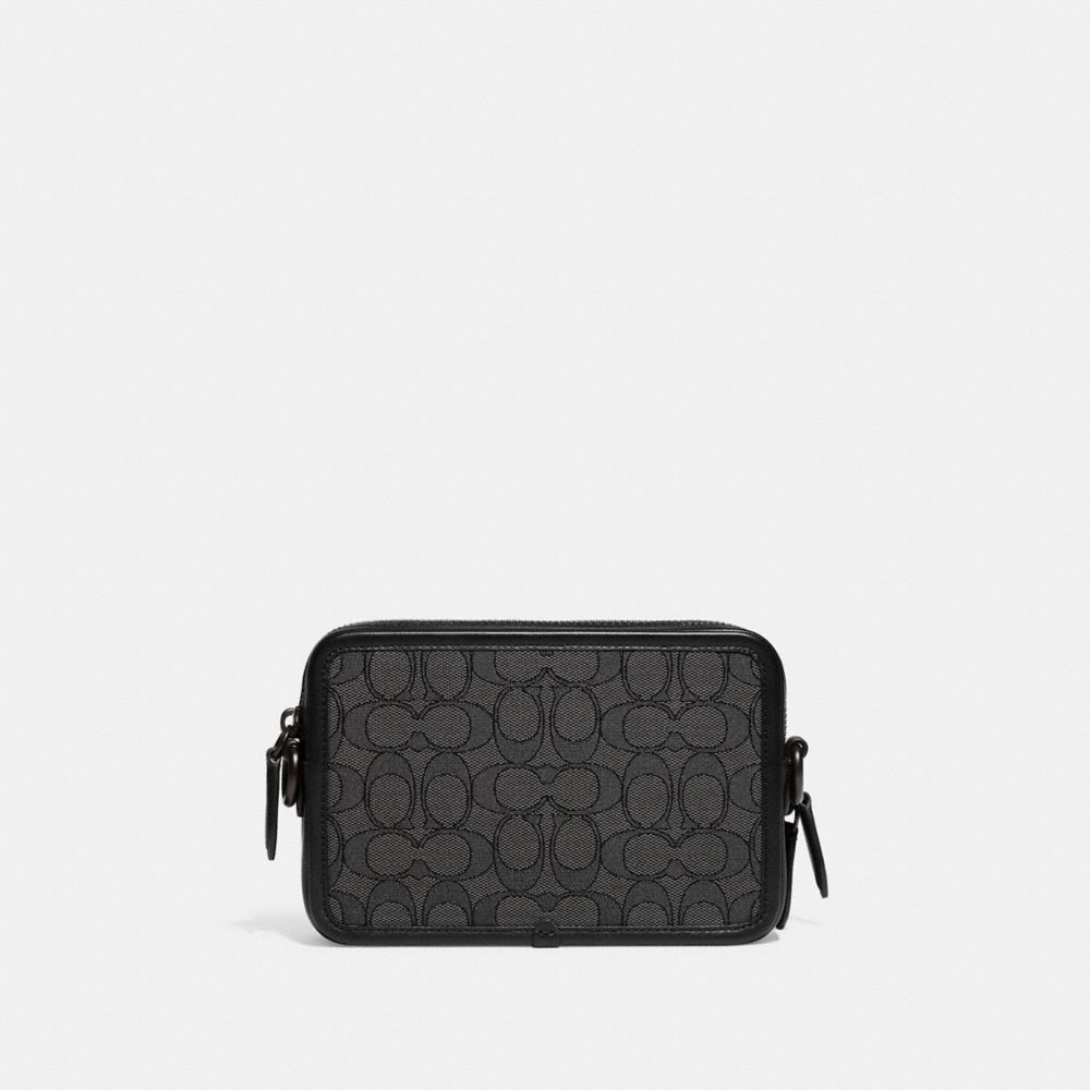 Coach Charter Crossbody In Signature Jacquard Signature Jacquard/Charcoal/Black | 498-COHXWR