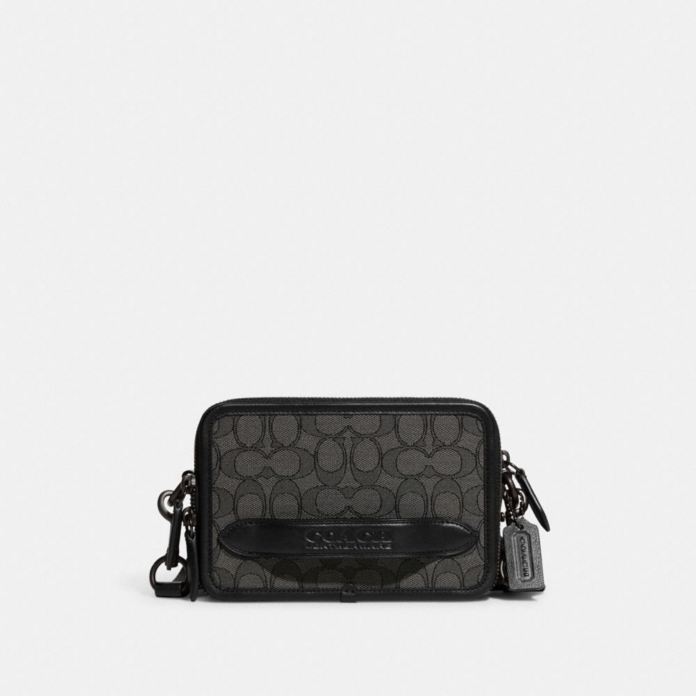 Coach Charter Crossbody In Signature Jacquard Signature Jacquard/Charcoal/Black | 542-YJRCOA