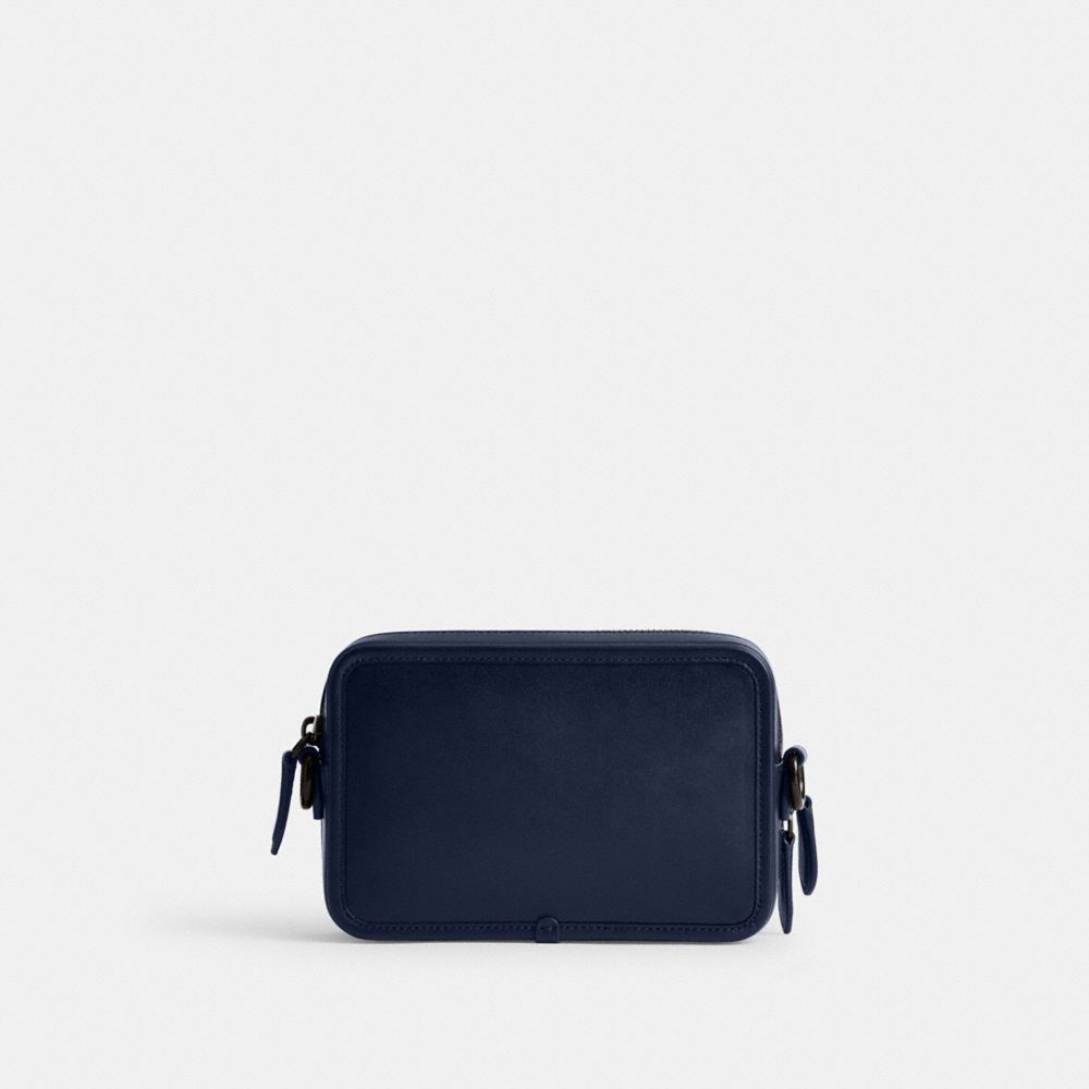 Coach Charter Crossbody With Hybrid Pouch Glovetanned Leather/Deep Blue | 089-PDYKFB