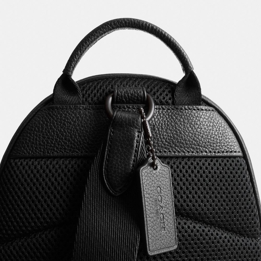 Coach Charter Pack In Signature Leather Black | 412-CHQARY