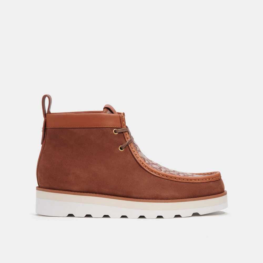 Coach Chukka Boot In Micro Signature Jacquard Saddle | 403-MPWHFI