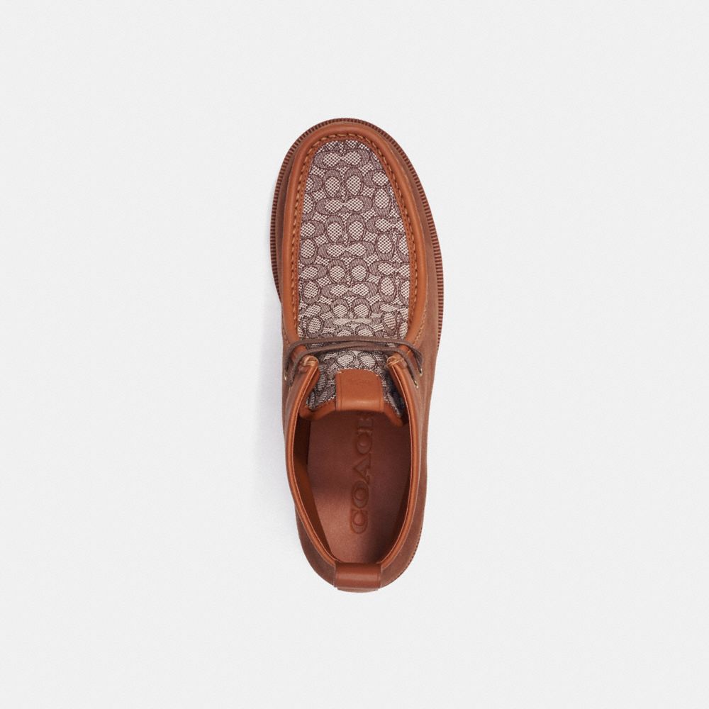 Coach Chukka Boot In Micro Signature Jacquard Saddle | 403-MPWHFI