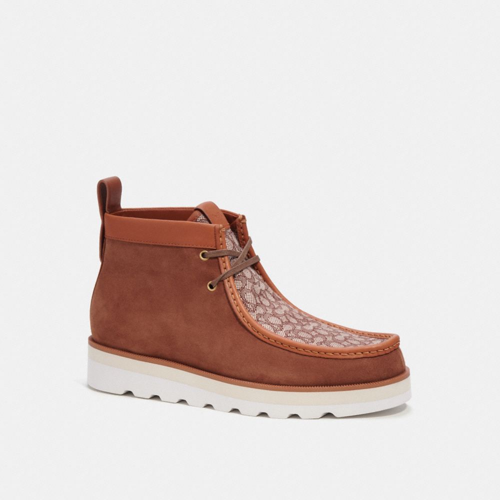 Coach Chukka Boot In Micro Signature Jacquard Saddle | 403-MPWHFI