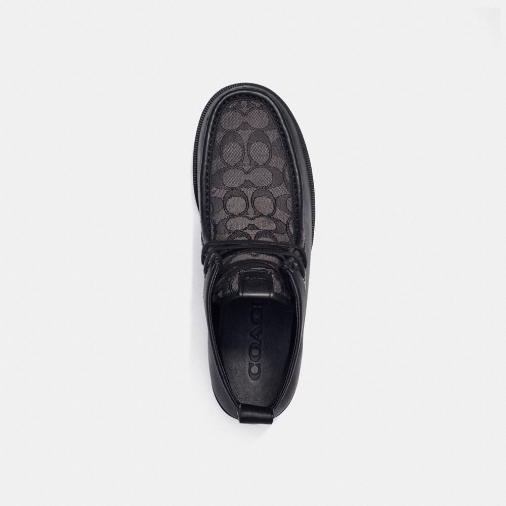 Coach Chukka Boot In Signature Jacquard Black | 481-CYXBIJ