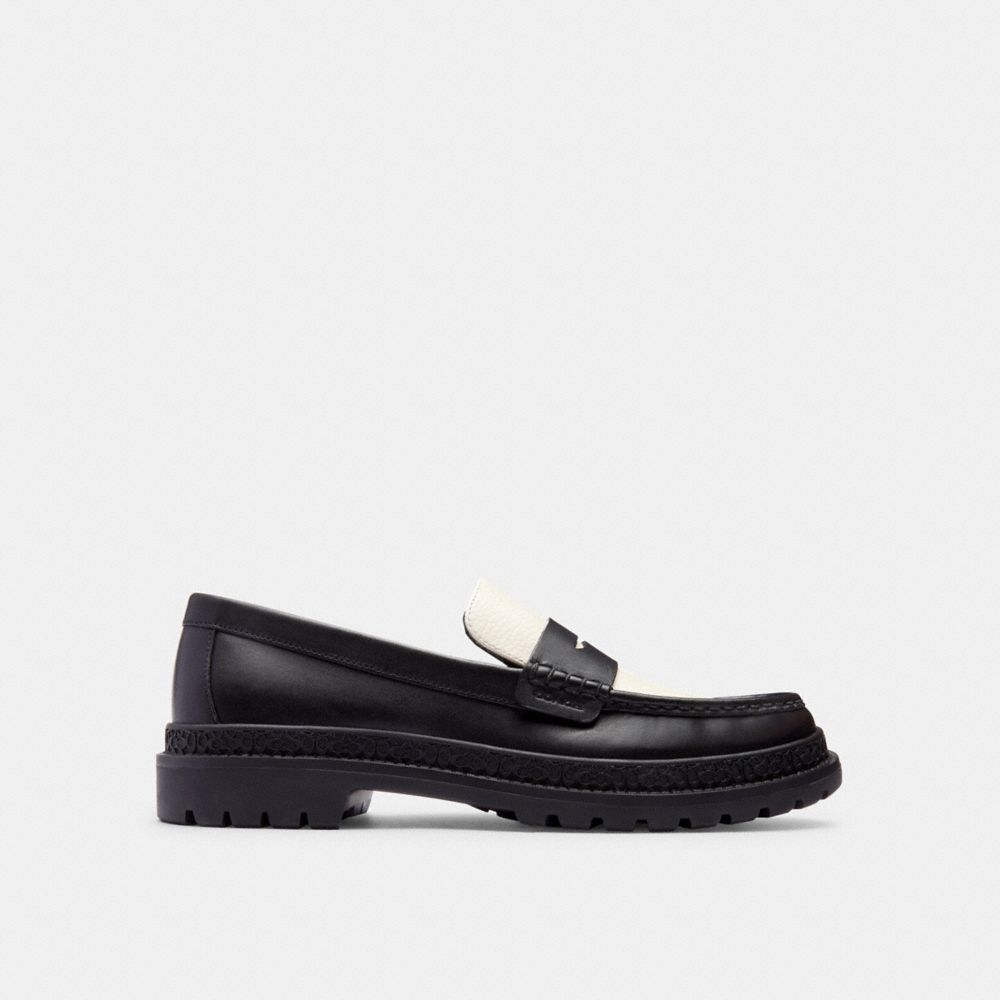 Coach Cooper Loafer Black/Chalk | 140-YECBGQ