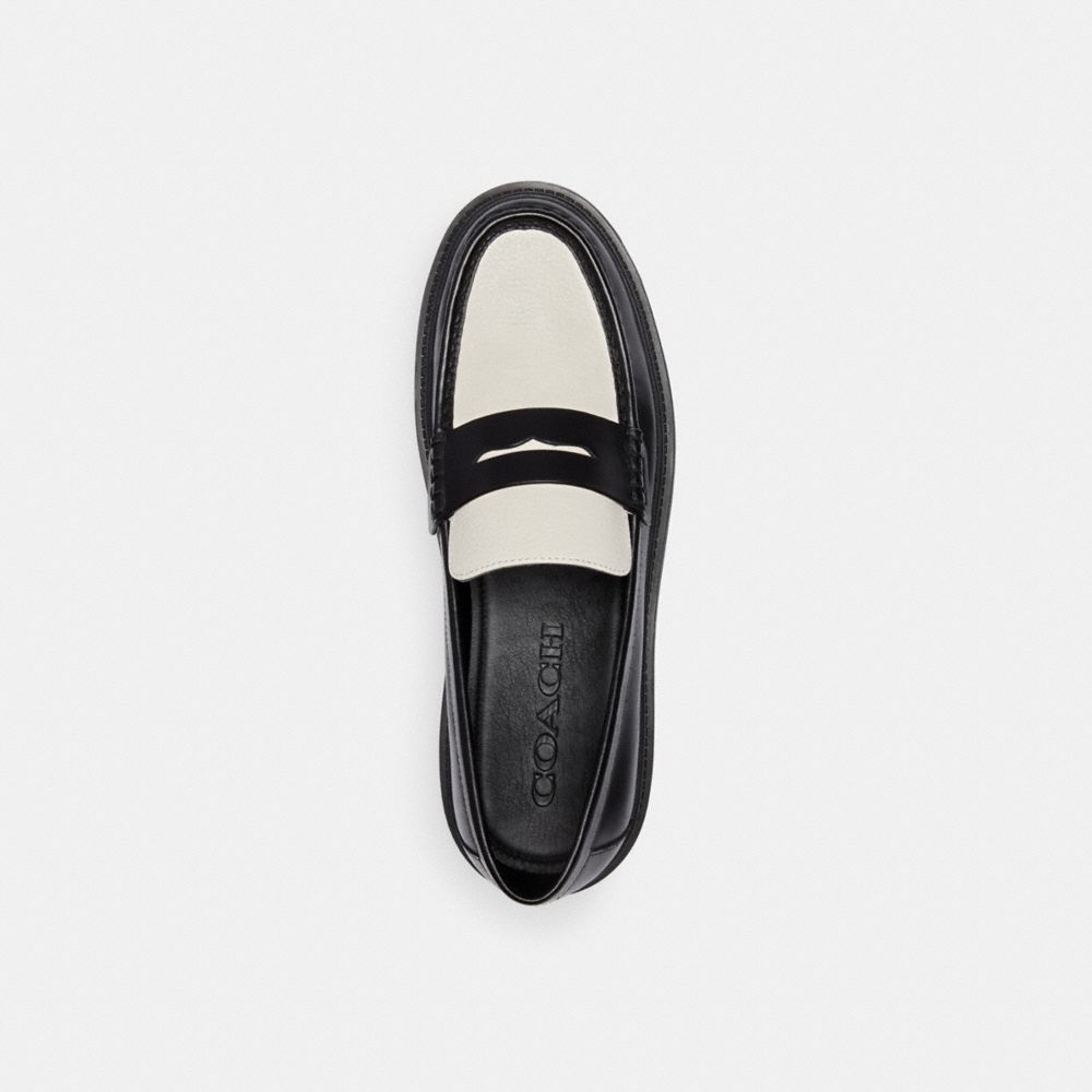 Coach Cooper Loafer Black/Chalk | 140-YECBGQ