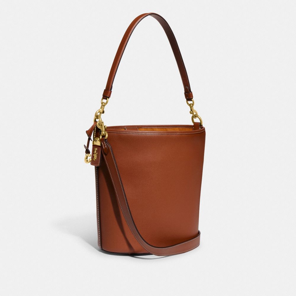 Coach Dakota Bucket Bag Glovetanned Leather/Brass/1941 Saddle | 069-DLGMYO