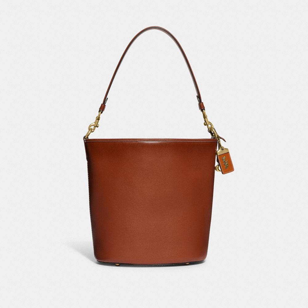 Coach Dakota Bucket Bag Glovetanned Leather/Brass/1941 Saddle | 069-DLGMYO