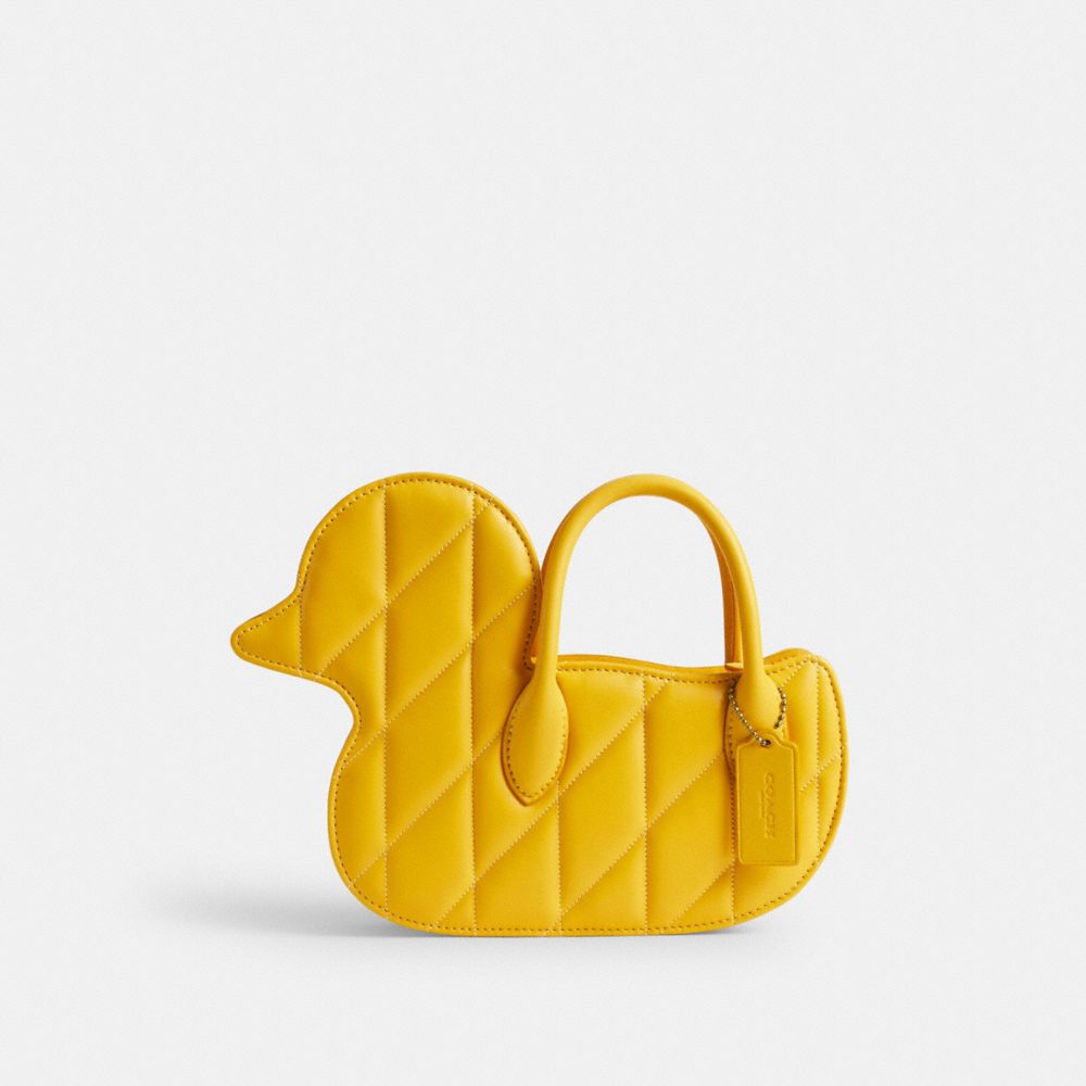 Coach Duck Bag With Quilting Brass/Canary | 459-ZSNFAG