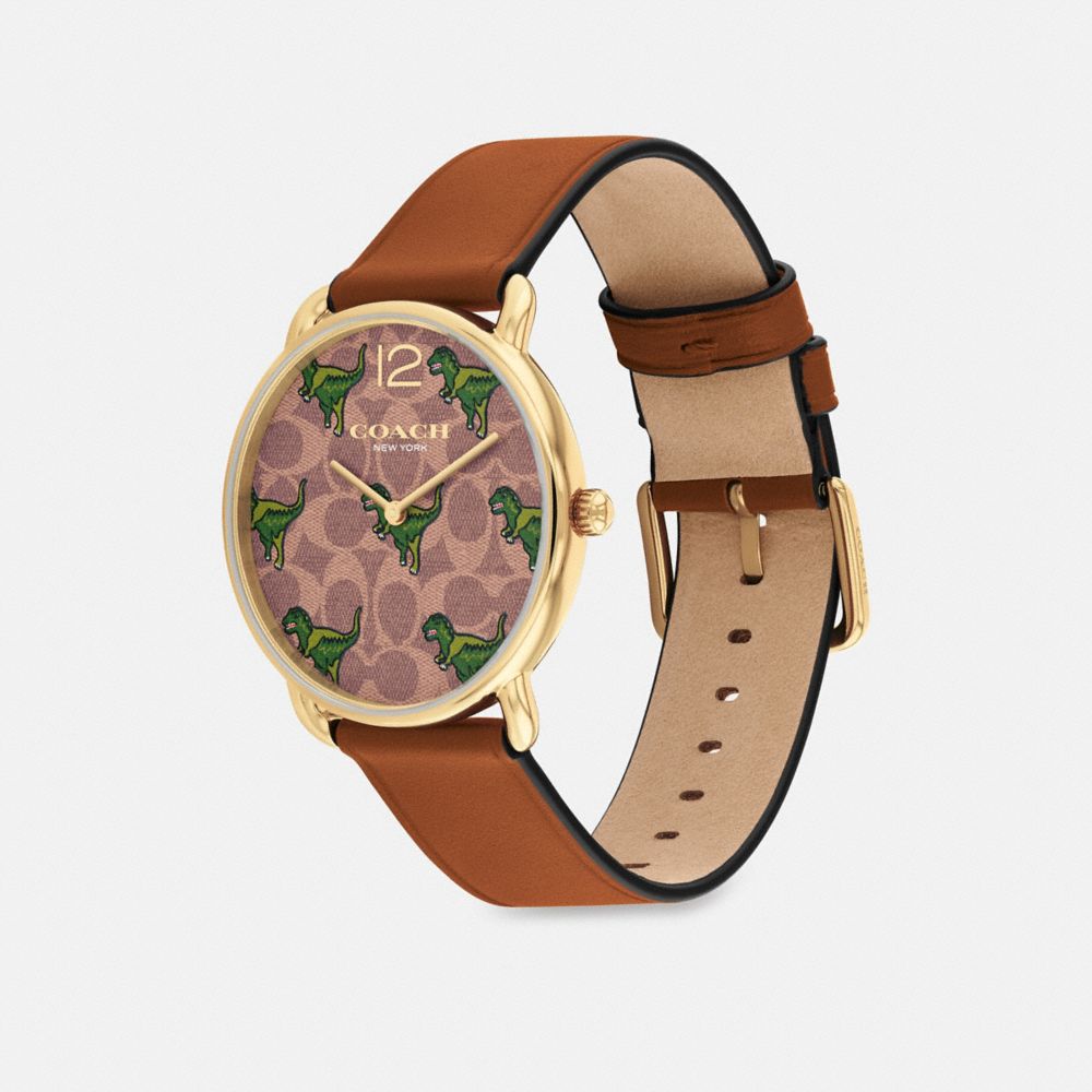 Coach Elliot Watch 36 Mm Saddle | 459-GRLCJS