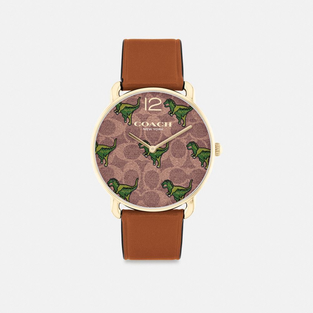 Coach Elliot Watch 36 Mm Saddle | 459-GRLCJS