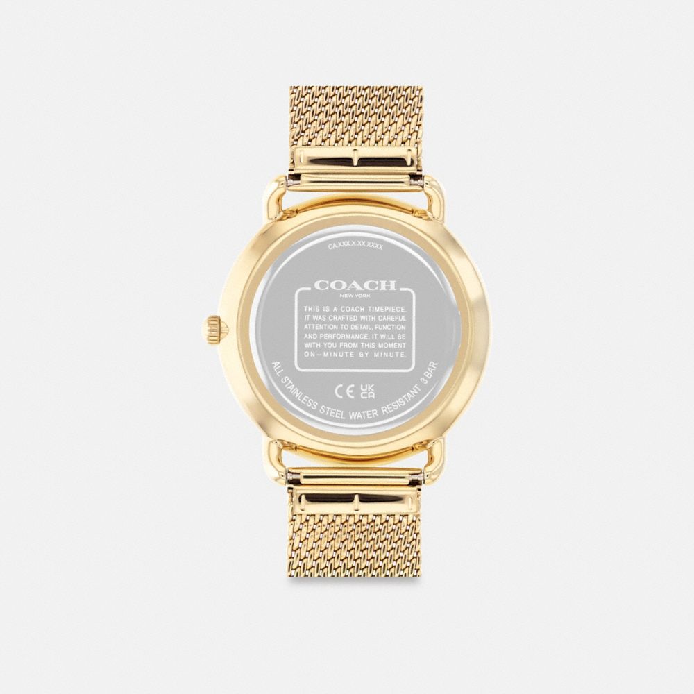 Coach Elliot Watch 41 Mm Gold/Black | 053-AOHXQU