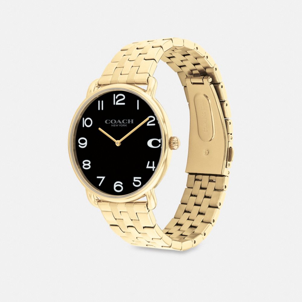 Coach Elliot Watch 41 Mm Gold | 362-NAFLPQ