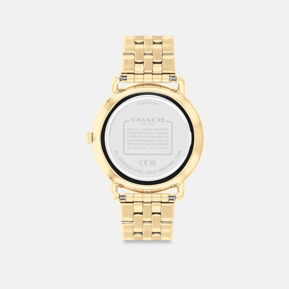 Coach Elliot Watch 41 Mm Gold | 362-NAFLPQ