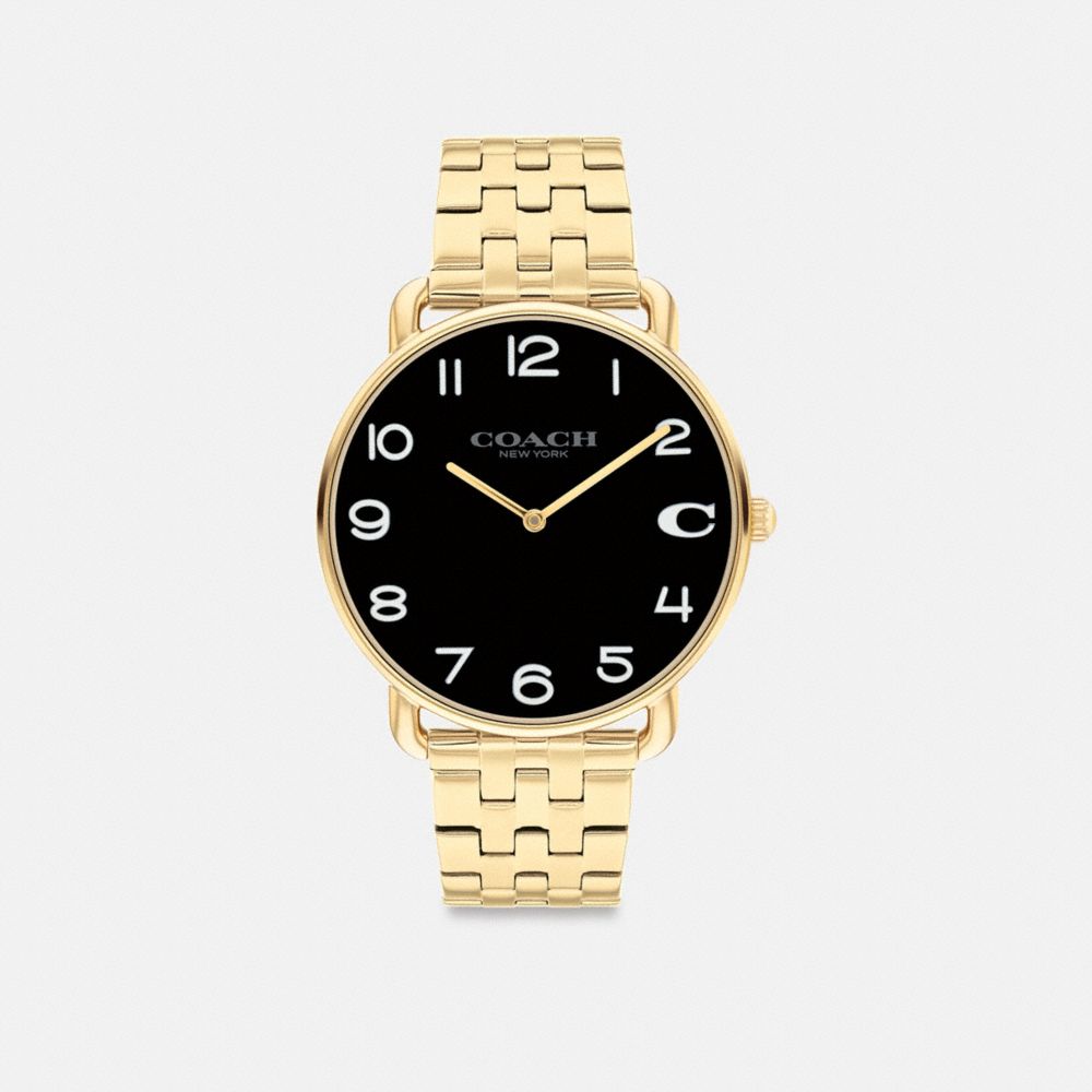 Coach Elliot Watch 41 Mm Gold | 362-NAFLPQ