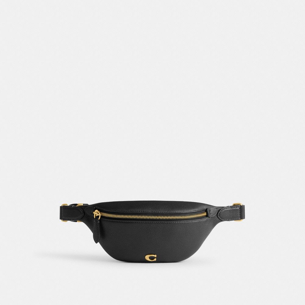 Coach Essential Belt Bag Brass/Black | 741-MAOJQG