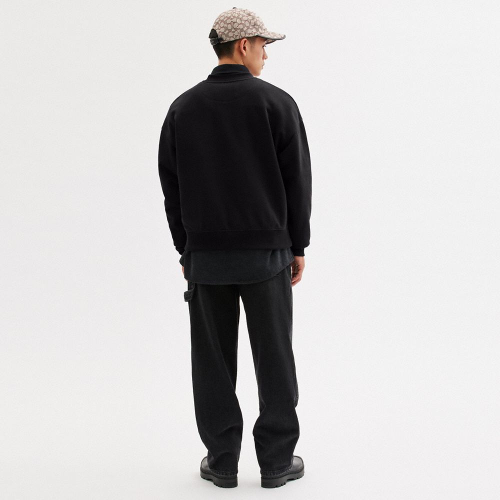 Coach Essential Crewneck Black | 501-BMFVST