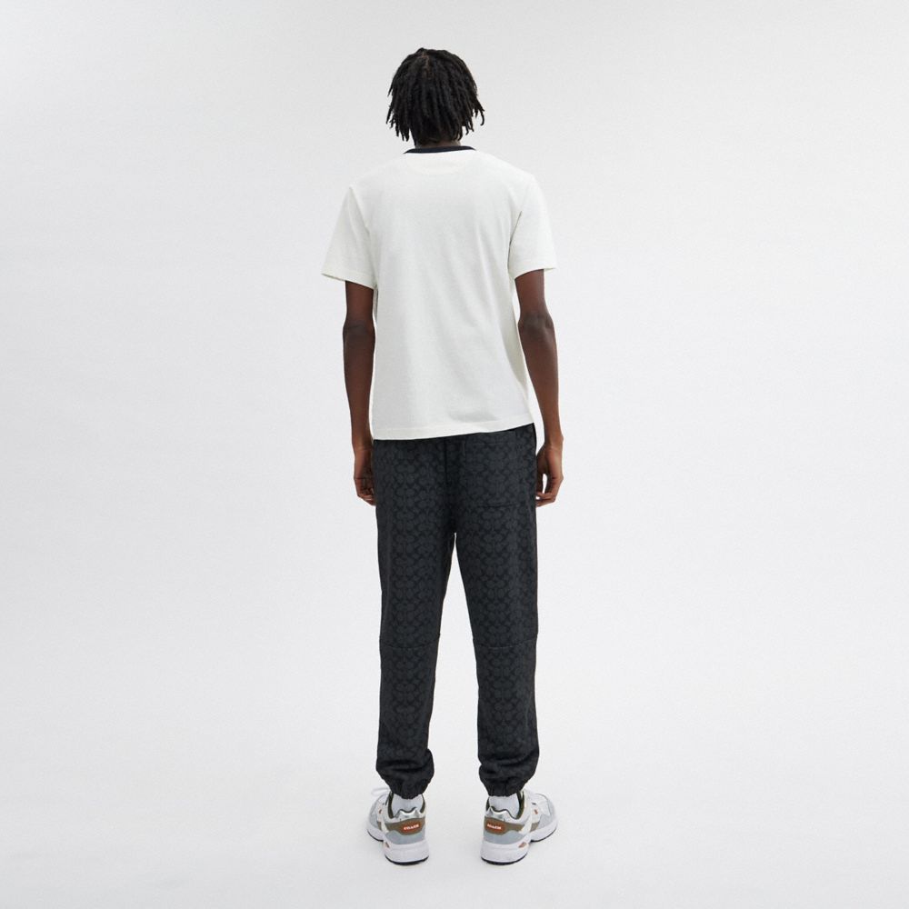 Coach Essential Signature Joggers Charcoal Signature | 216-LXNKVT