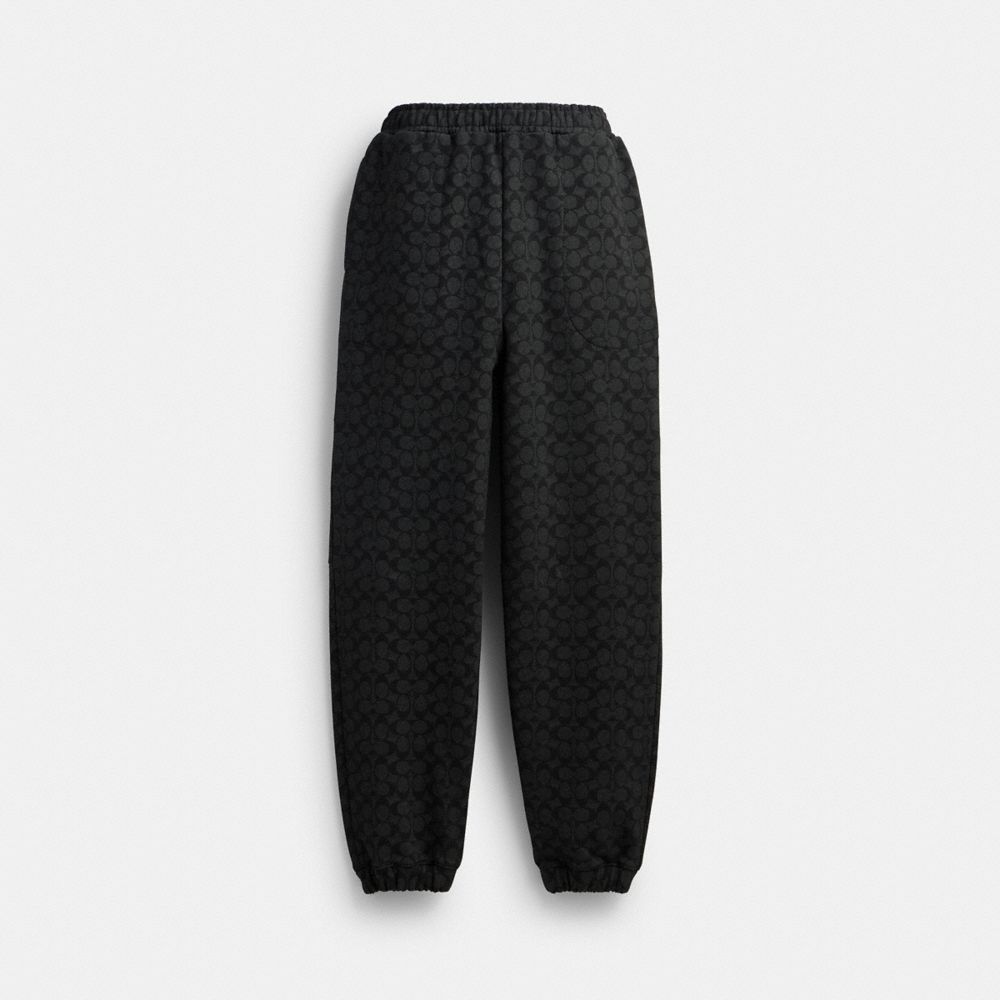 Coach Essential Signature Joggers Charcoal Signature | 216-LXNKVT