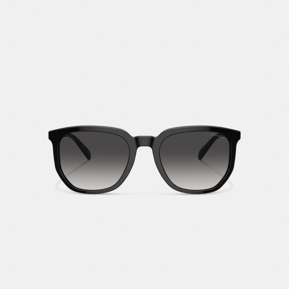 Coach Geometric Square Sunglasses Black | 736-XOMQAT