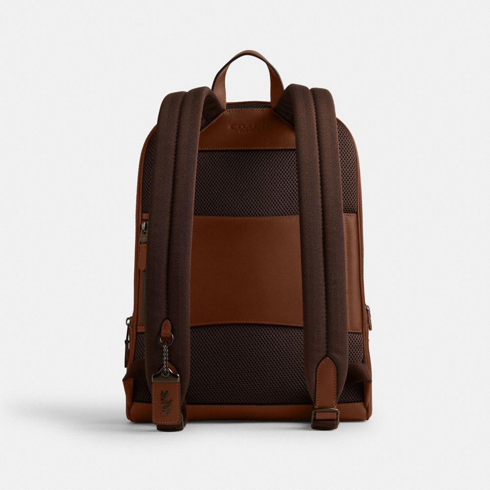 Coach Gotham Backpack Dark Saddle | 452-FBAEMI