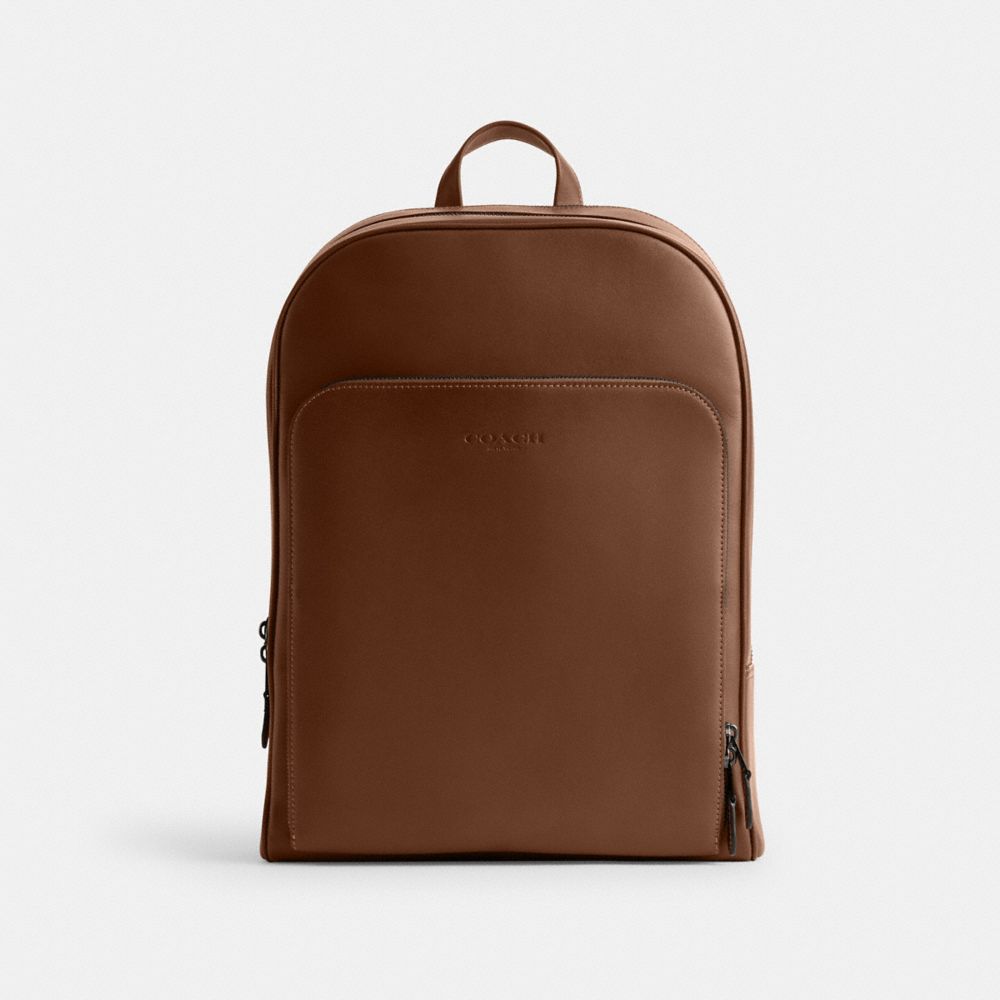 Coach Gotham Backpack Dark Saddle | 452-FBAEMI