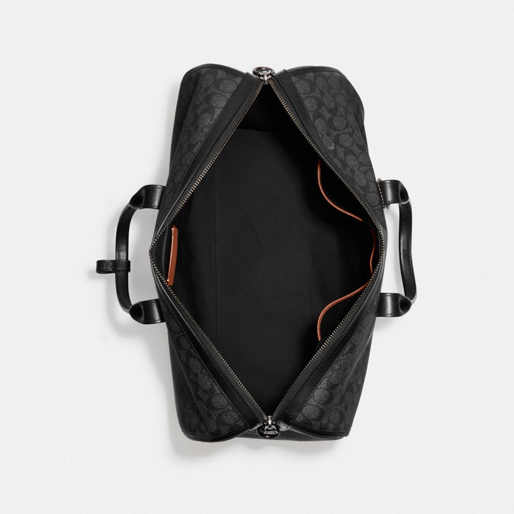 Coach Gotham Duffle Bag In Signature Canvas Black Copper/Charcoal | 407-RIZOVK