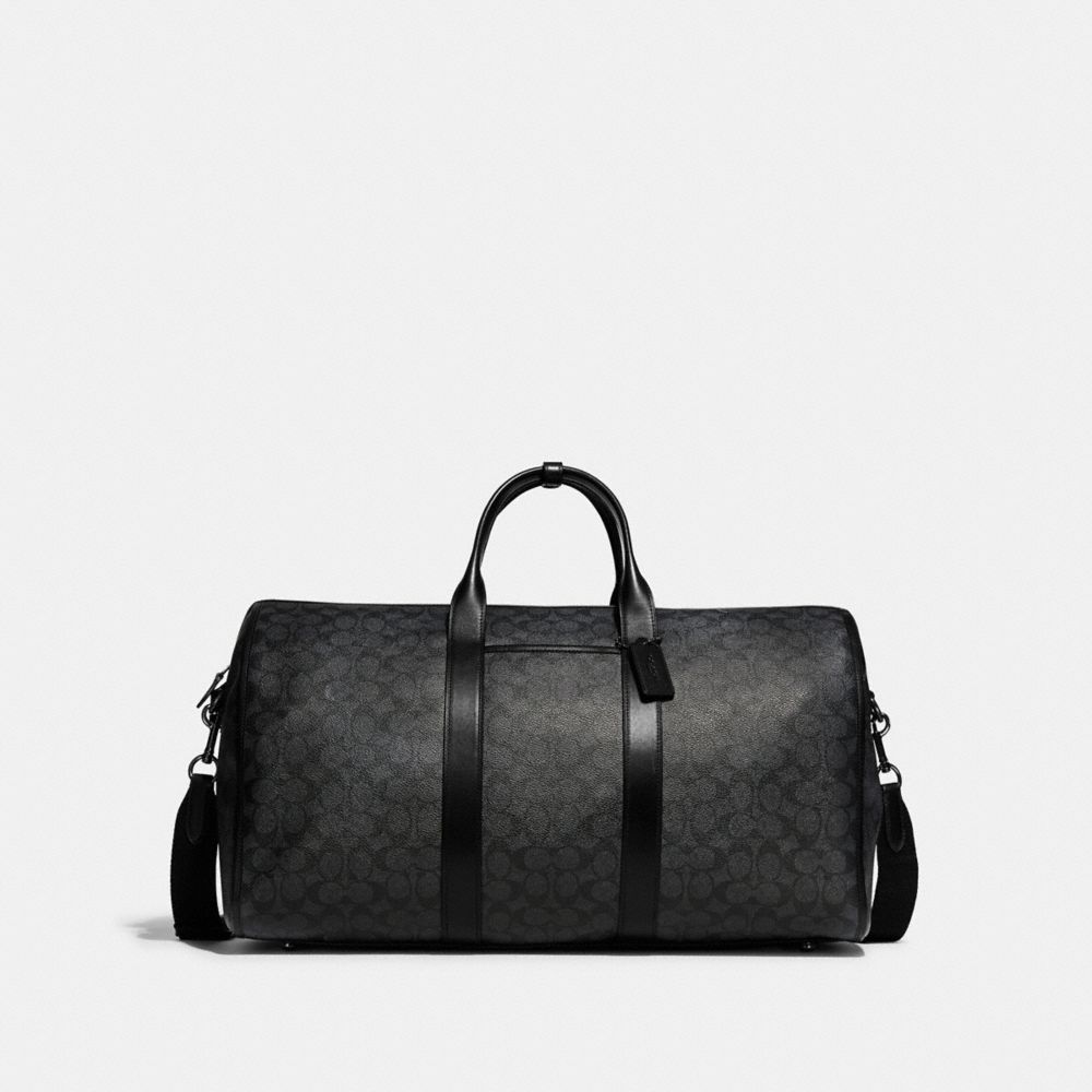 Coach Gotham Duffle Bag In Signature Canvas Black Copper/Charcoal | 407-RIZOVK