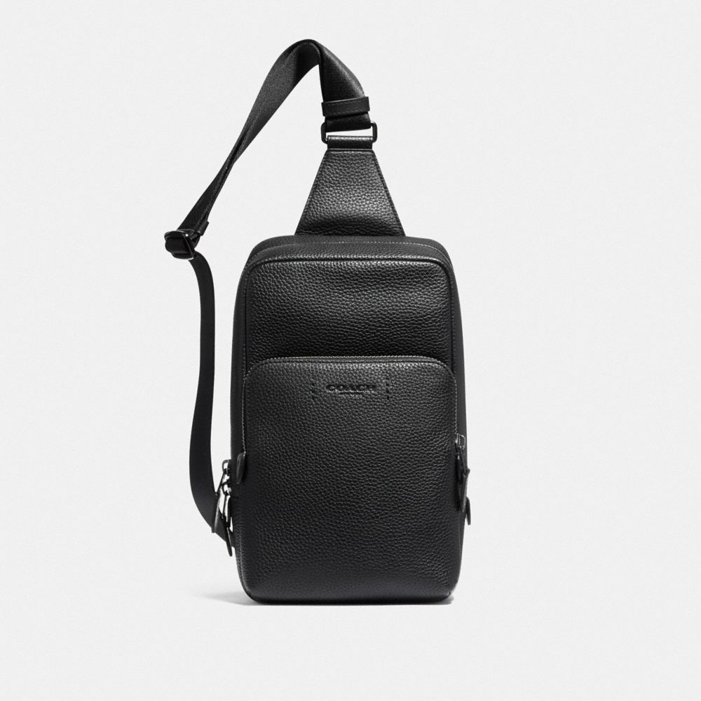 Coach Gotham Pack Pebble Leather/Smooth Leather/Black Copper/Black | 254-RNVXSM