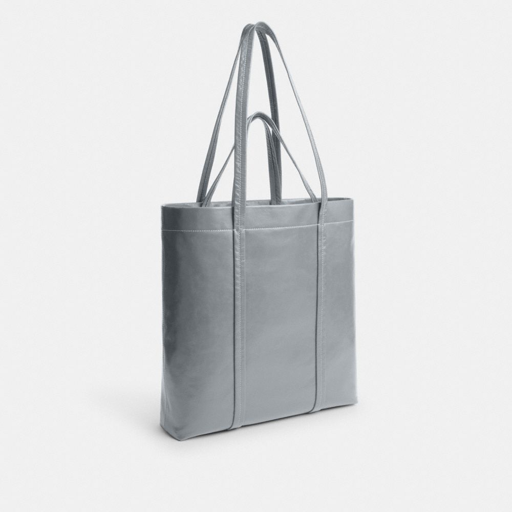 Coach Hall Tote Bag 33 Grey Blue | 436-FAUYQB