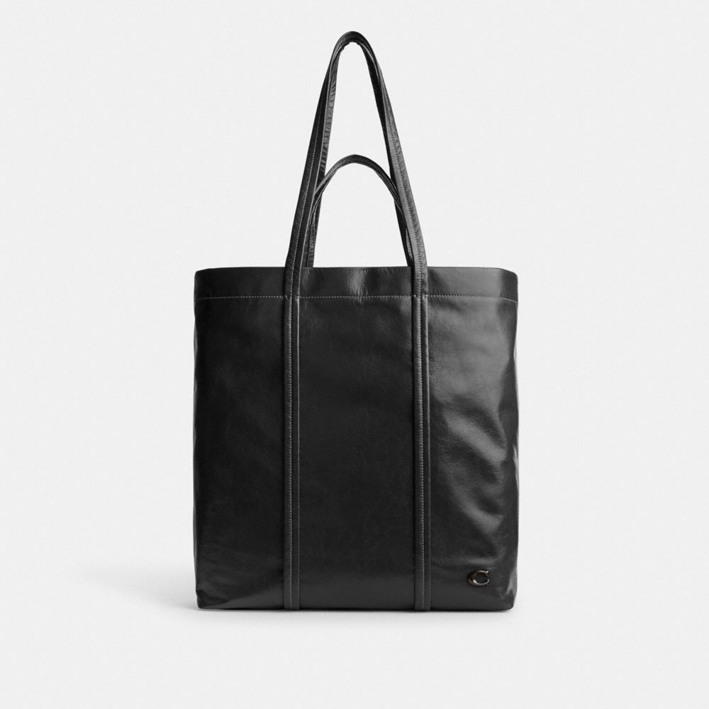 Coach Hall Tote Bag Black | 209-KQIZXR