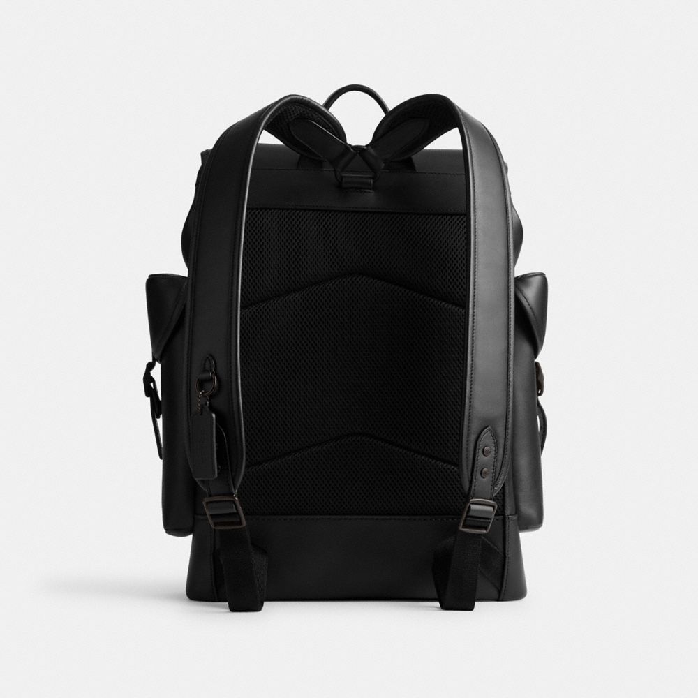 Coach Hitch Backpack Glovetanned Leather/Black | 413-PXDKOY