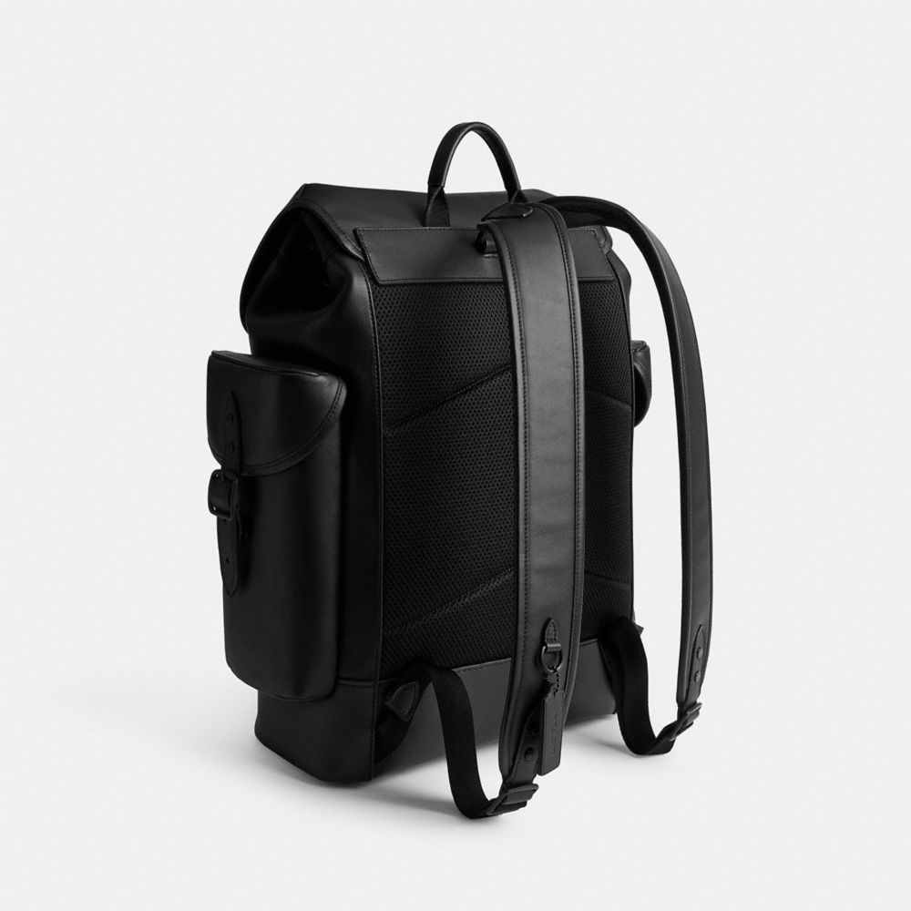 Coach Hitch Backpack Glovetanned Leather/Black | 413-PXDKOY