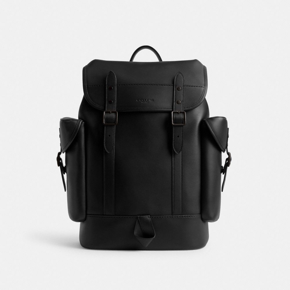 Coach Hitch Backpack Glovetanned Leather/Black | 413-PXDKOY