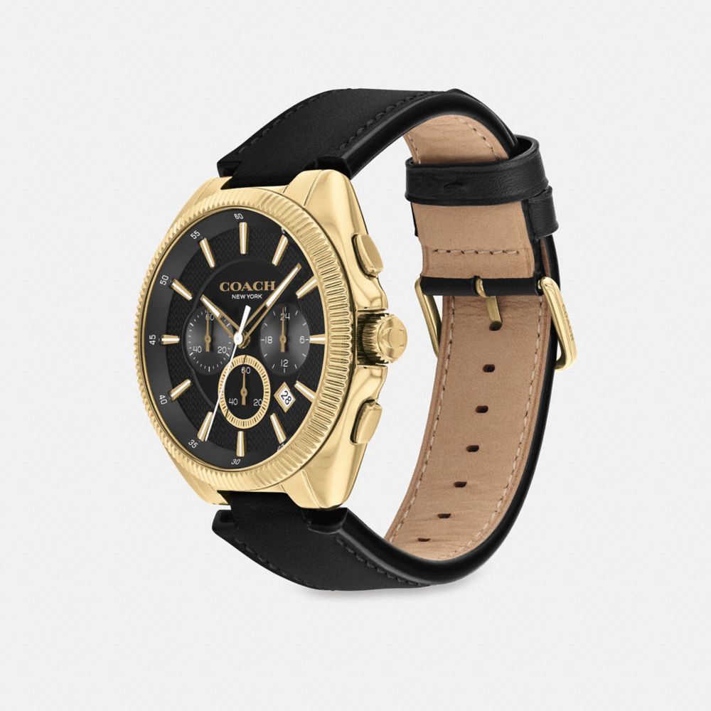 Coach Jackson Watch 45 Mm Black | 209-NFHKTC