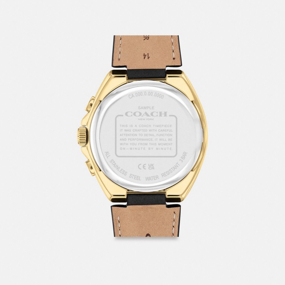 Coach Jackson Watch 45 Mm Black | 209-NFHKTC