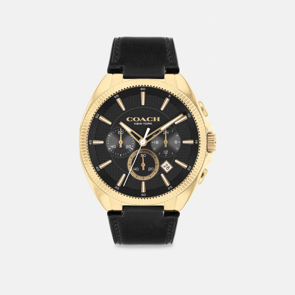 Coach Jackson Watch 45 Mm Black | 209-NFHKTC