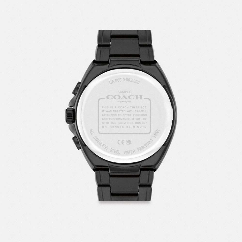 Coach Jackson Watch 45 Mm Black | 753-RLGXSF