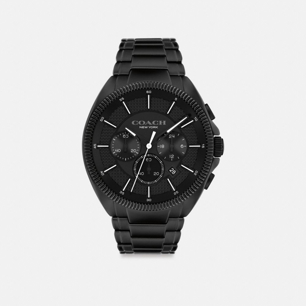 Coach Jackson Watch 45 Mm Black | 753-RLGXSF