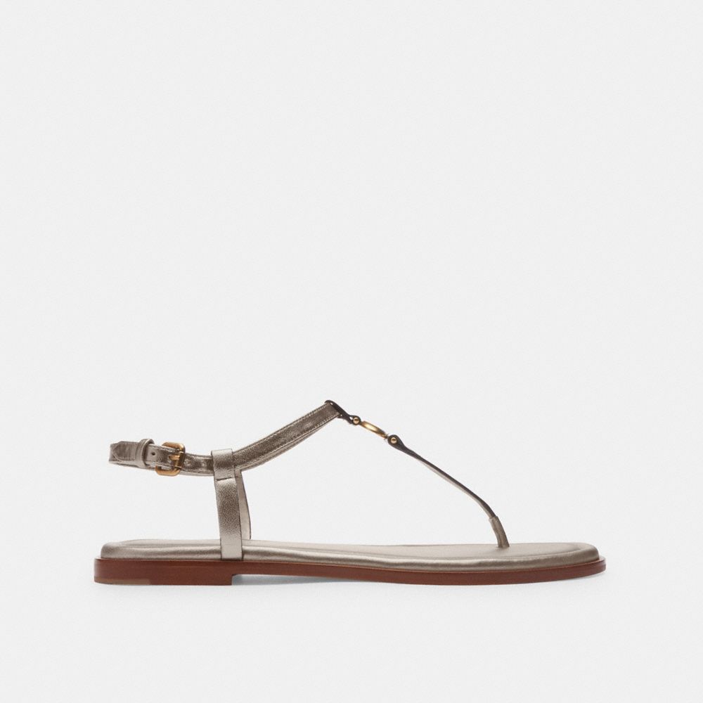 Coach Jessica Sandal Champagne | 492-RQYIMV