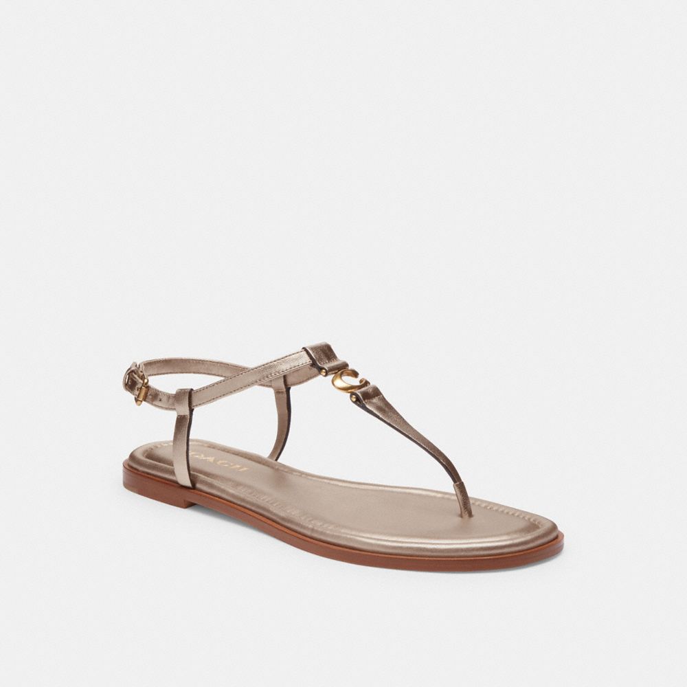 Coach Jessica Sandal Champagne | 492-RQYIMV