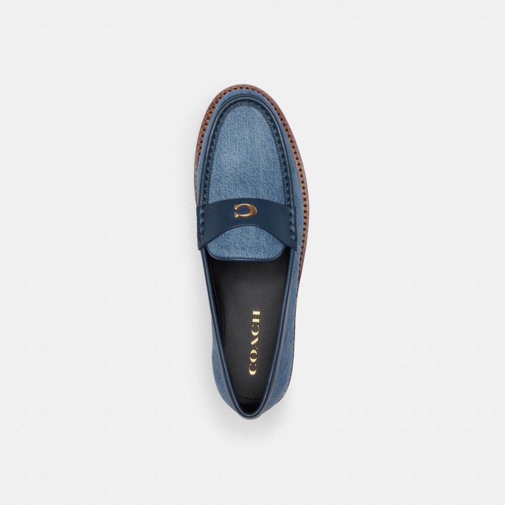 Coach Jolene Loafer Indigo Denim | 084-ZGVQHL