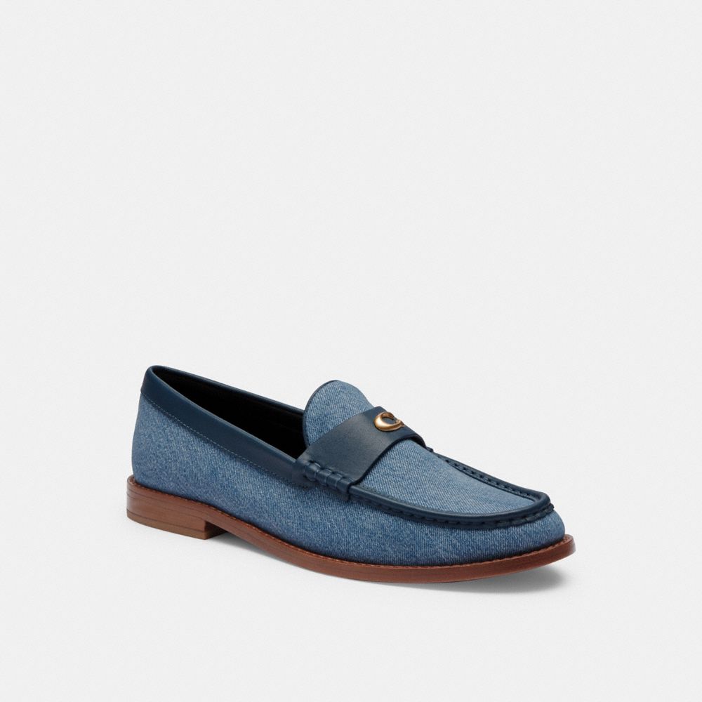 Coach Jolene Loafer Indigo Denim | 084-ZGVQHL