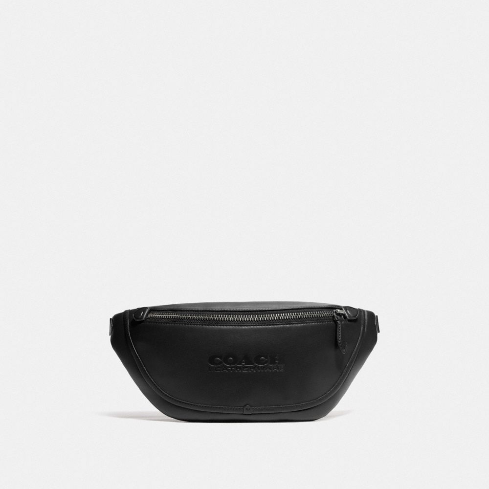 Coach League Belt Bag Black Copper/Black | 491-NBIJRH