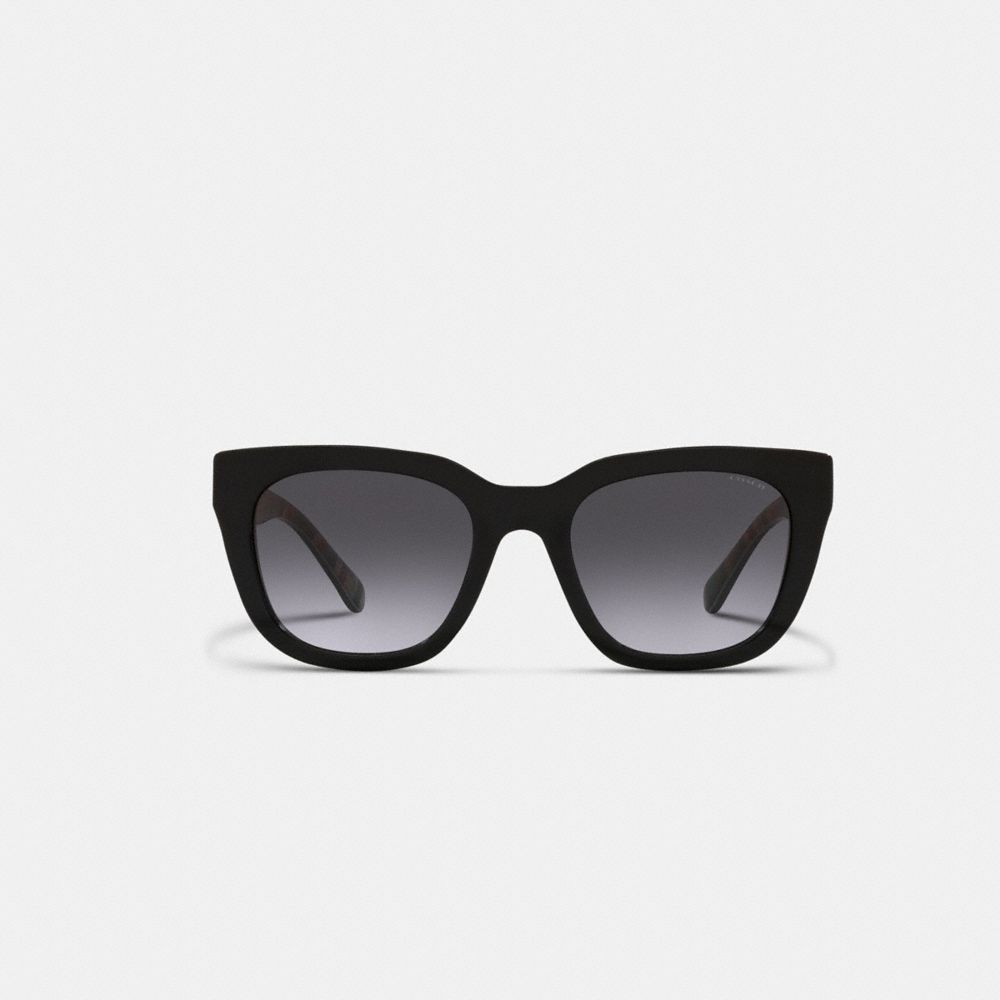 Coach Legacy Stripe Square Sunglasses Black | 103-JNIWYL