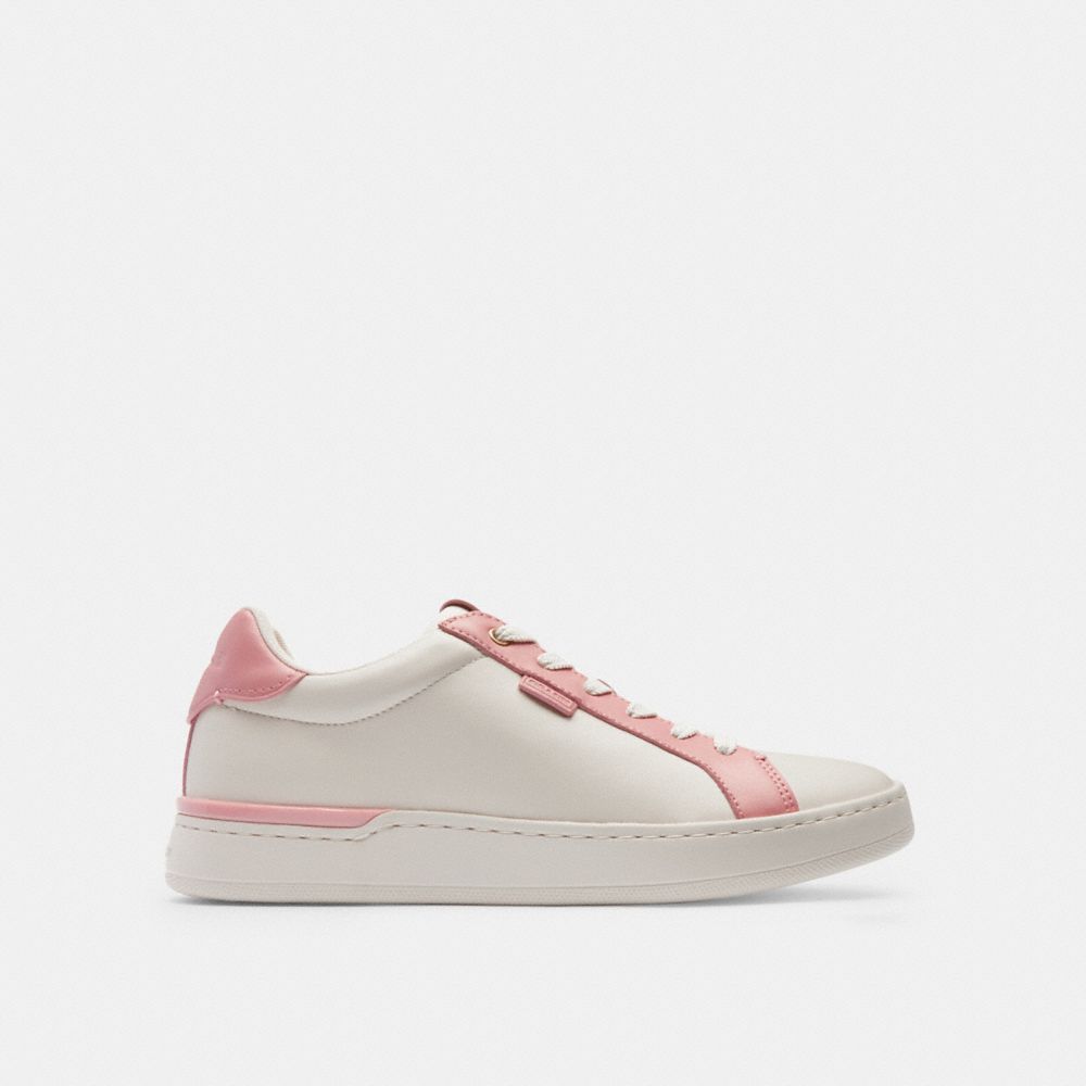 Coach Lowline Low Top Sneaker Bubblegum | 937-XNTVQM